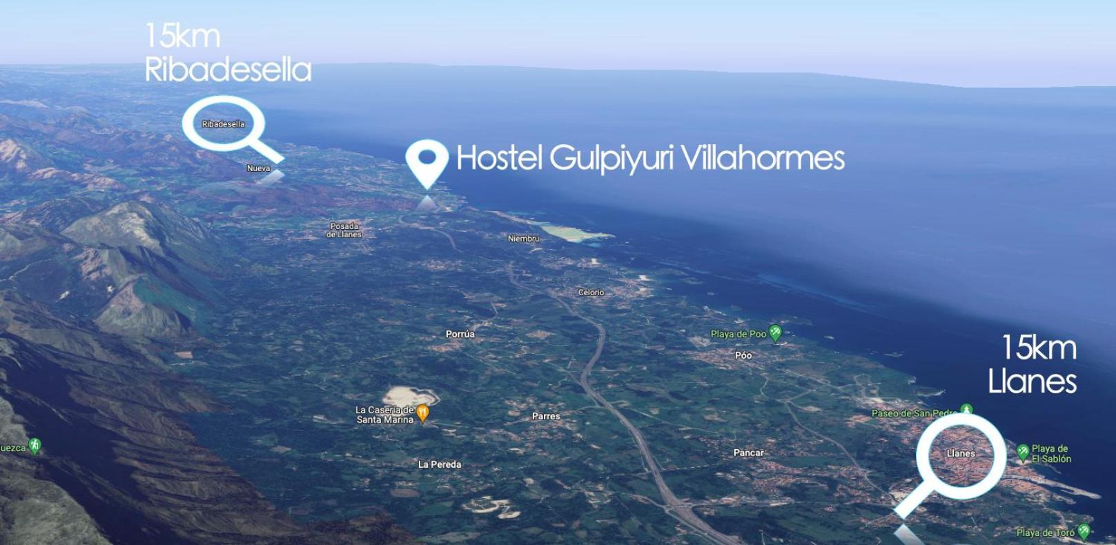 Hostel Gulpiyuri Llanes Villahormes Exterior photo